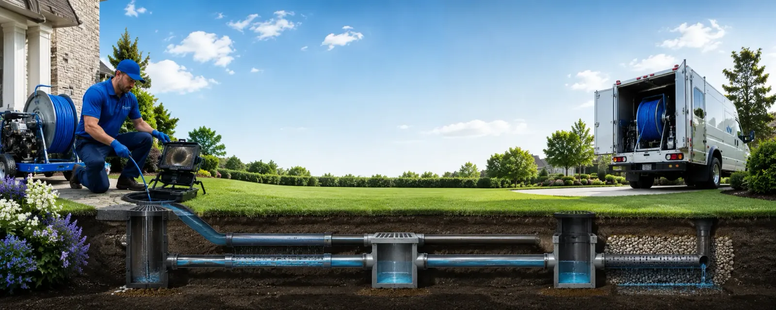 Outdoor drain cleaning information for South Roxana, IL